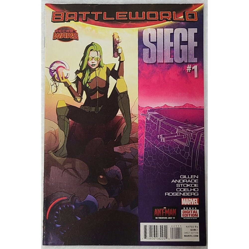 Siege 1 Marvel 2015 VG Battleworld Secret Wars Vol 2 Cover A